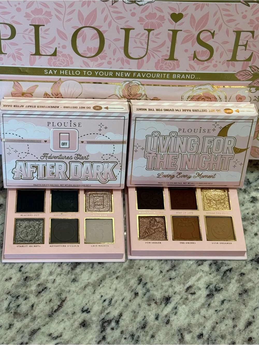 P. Louis  After Dark & Living For The Night Eyeshadow DuoPalettes. NEW. SEE PICS